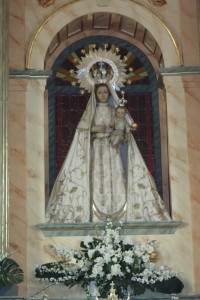Ermita de la Virgen de Graciaの聖母子像