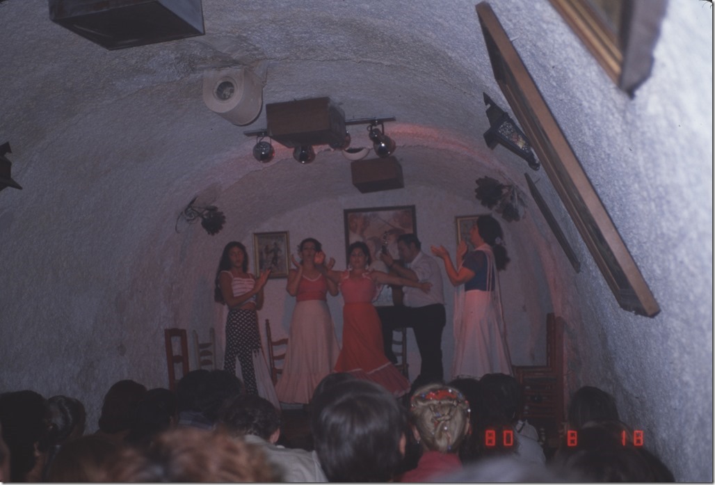 1980-08-18　Granada　洞窟でのフラメンコ