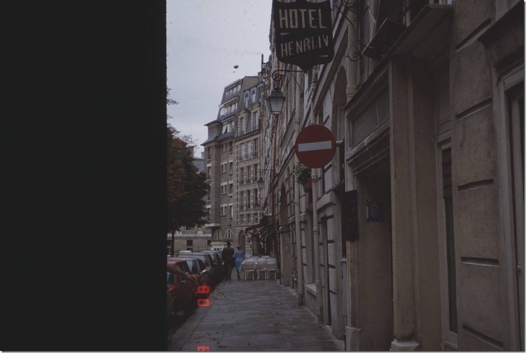 1980-08-29　パリ　ホテル・アンリ4世